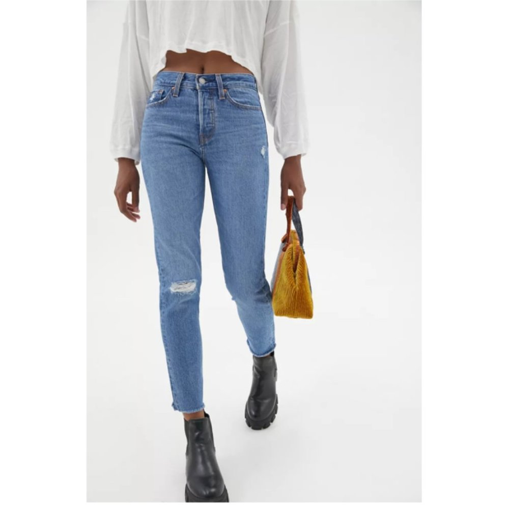 Levi's Iconic Wedgie Jean, Athens Blue